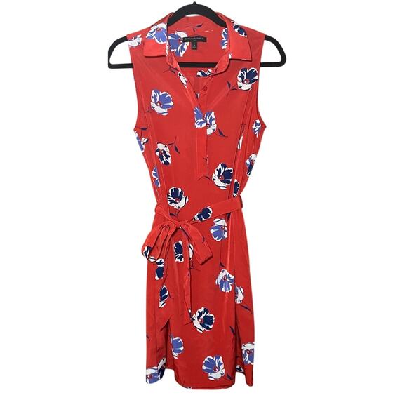 Banana Republic - Red Floral Short Dress - comes with pockets! - Picture 1 of 15